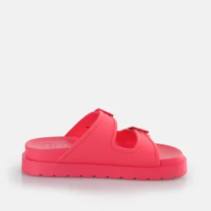 Women BUFFALO Vegan Shoes^Eve Sol Platform Slide Vegan