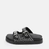 Women BUFFALO Vegan Shoes^Eve Stud Platform Sandals Vegan