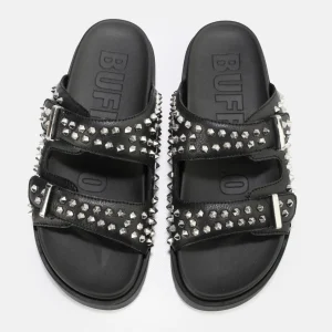 Women BUFFALO Vegan Shoes^Eve Stud Platform Sandals Vegan