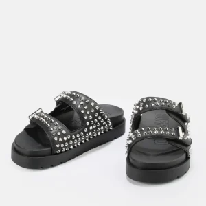 Women BUFFALO Vegan Shoes^Eve Stud Platform Sandals Vegan