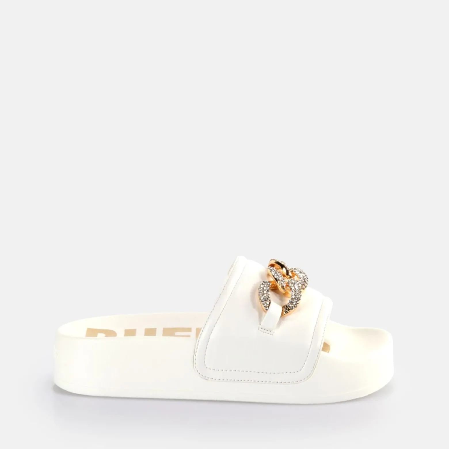 fabia_chain_platform_slides_vegan_0.webp Women BUFFALO Bridal Shoes^Fabia Chain Platform Slides Vegan