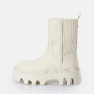 Women BUFFALO Ankle Boots^Flora Chelsea Hi Boot Vegan