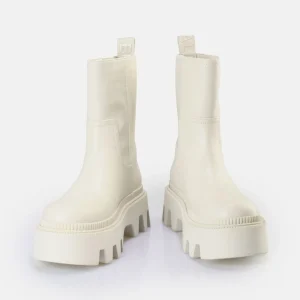 Women BUFFALO Ankle Boots^Flora Chelsea Hi Boot Vegan