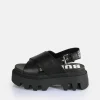 Women BUFFALO Vegan Shoes^Flora Cross Platform Sandals Vegan