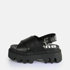 Women BUFFALO Vegan Shoes^Flora Cross Platform Sandals Vegan