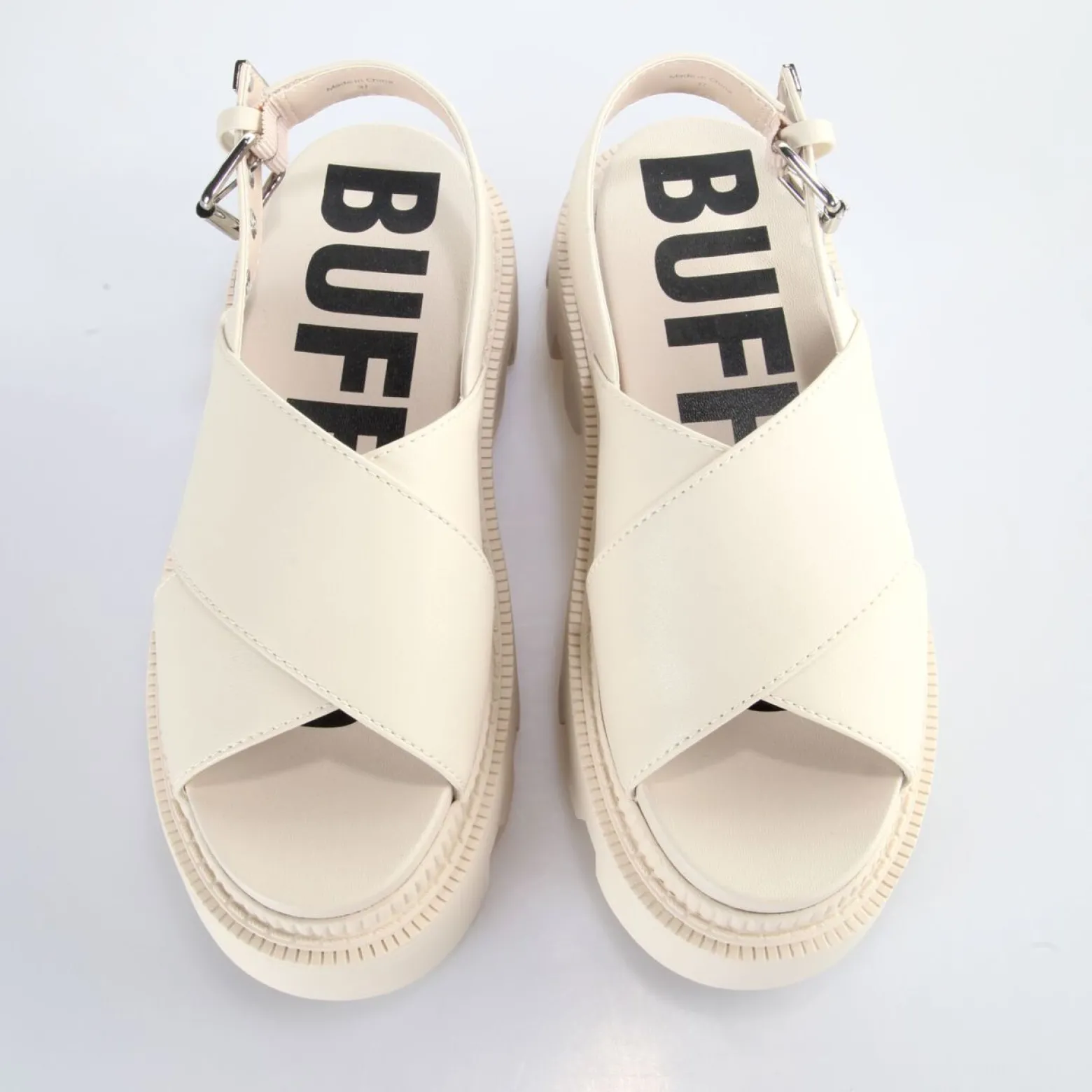 flora_cross_platform_sandals_vegan_1.webp Women BUFFALO Vegan Shoes^Flora Cross Platform Sandals Vegan