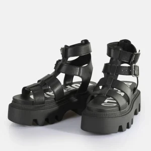 Women BUFFALO Vegan Shoes^Flora On Fisher Platform Sandals Vegan