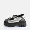 Women BUFFALO Vegan Shoes^Flora On Platform Sandals Vegan