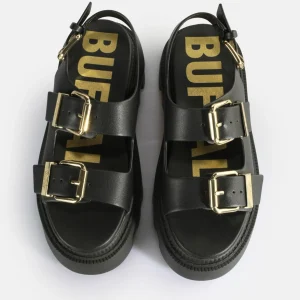 Women BUFFALO Vegan Shoes^Flora On Platform Sandals Vegan