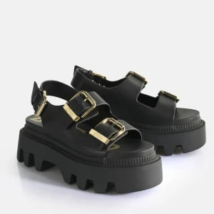 Women BUFFALO Vegan Shoes^Flora On Platform Sandals Vegan