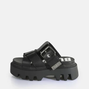 Women BUFFALO Vegan Shoes^Flora Slide Platform Sandals Vegan