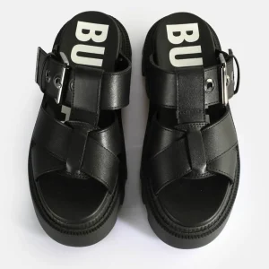 Women BUFFALO Vegan Shoes^Flora Slide Platform Sandals Vegan