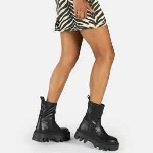 Women BUFFALO Vegan Shoes^Flora Sock Boot Vegan