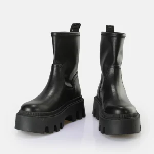 Women BUFFALO Vegan Shoes^Flora Sock Boot Vegan