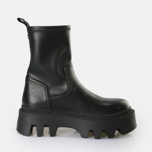 Women BUFFALO Vegan Shoes^Flora Sock Boot Vegan