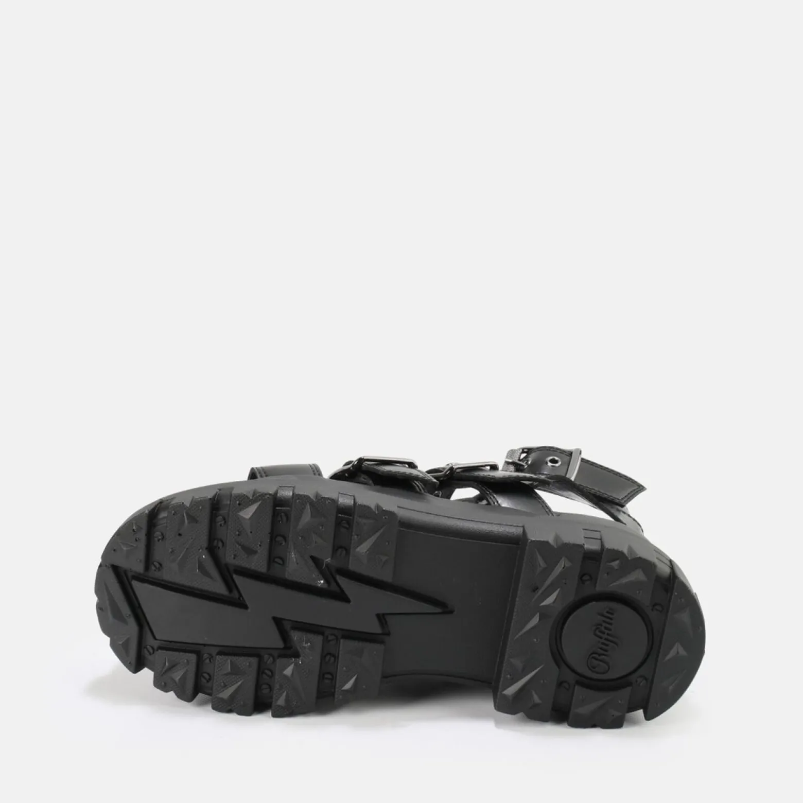 gld_zip_platform_sandals_vegan_5.webp Women BUFFALO Vegan Shoes^Gld Zip Platform Sandals Vegan