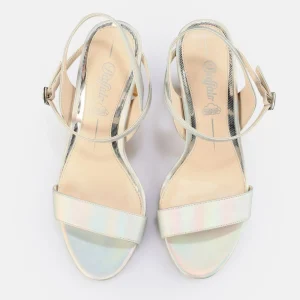 Women BUFFALO Occasion Shoes^Jean Neat Heeled Sandal Vegan