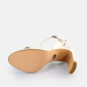 Women BUFFALO Occasion Shoes^Jean Neat Heeled Sandals Vegan