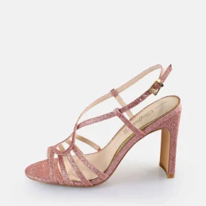 Women BUFFALO Occasion Shoes^Jean Vamp Heeled Sandals Vegan