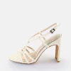 Women BUFFALO Occasion Shoes^Jean Vamp Heeled Sandals Vegan