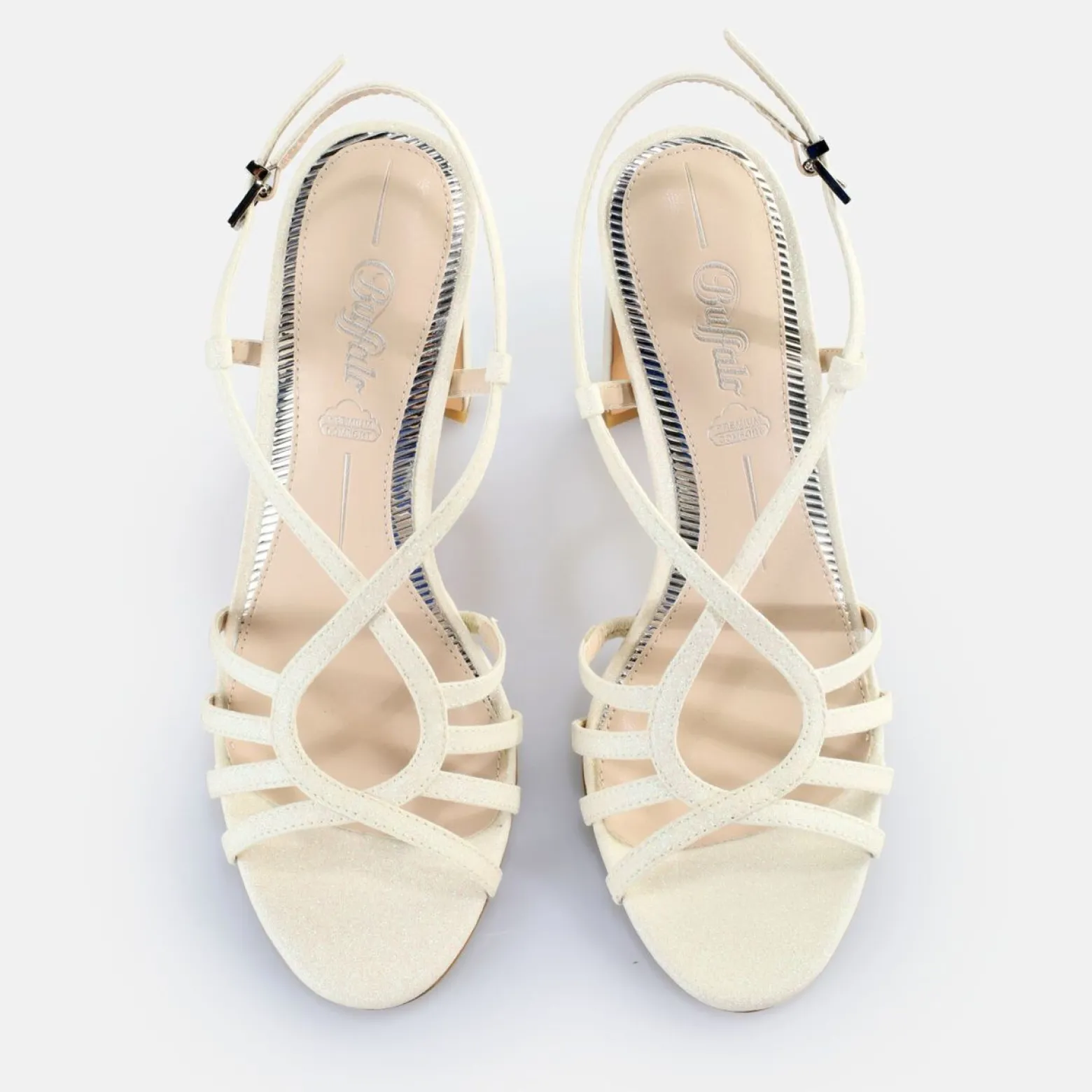 jean_vamp_heeled_sandals_vegan_1.webp Women BUFFALO Occasion Shoes^Jean Vamp Heeled Sandals Vegan