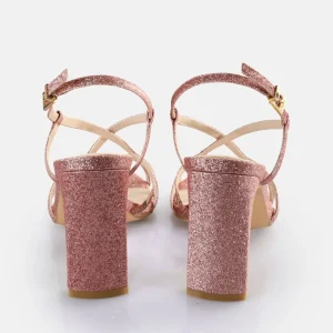Women BUFFALO Occasion Shoes^Jean Vamp Heeled Sandals Vegan
