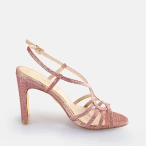 Women BUFFALO Occasion Shoes^Jean Vamp Heeled Sandals Vegan