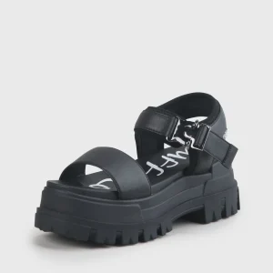 Women BUFFALO Vegan Shoes^Jojo Plateau Sandals Vegan