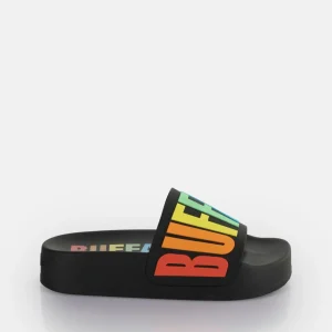 Women BUFFALO Vegan Shoes^Lake Bold Platform Slide Vegan