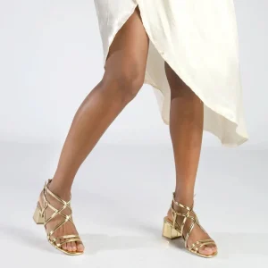 Women BUFFALO Occasion Shoes^Lilly Cage Heeled Sandals Vegan