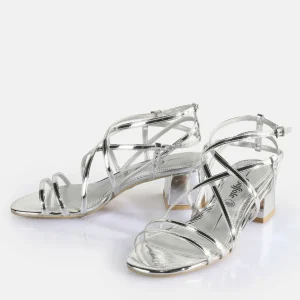Women BUFFALO Occasion Shoes^Lilly Cage Heeled Sandals Vegan