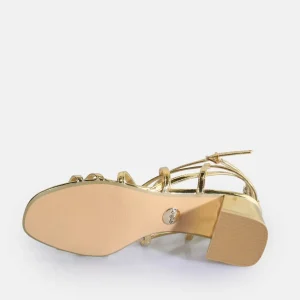 Women BUFFALO Occasion Shoes^Lilly Cage Heeled Sandals Vegan