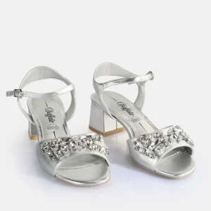 Women BUFFALO Occasion Shoes^Lilly Ice Heeled Sandals Vegan