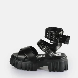 Women BUFFALO Vegan Shoes^Lion Choker Platform Sandals Vegan