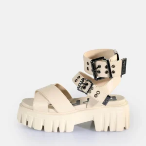 Women BUFFALO Vegan Shoes^Lion Choker Platform Sandals Vegan