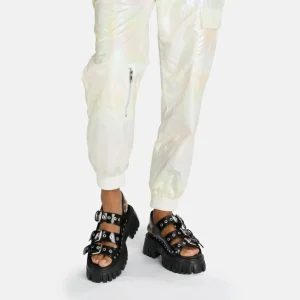 Women BUFFALO Vegan Shoes^Lion Hard Platform Sandal Vegan
