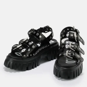 Women BUFFALO Vegan Shoes^Lion Hard Platform Sandal Vegan