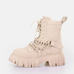 Women BUFFALO Ankle Boots^Lion Mid Chain Ankle Boot Vegan