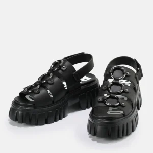 Women BUFFALO Vegan Shoes^Lion Pierce Platform Sandal Vegan