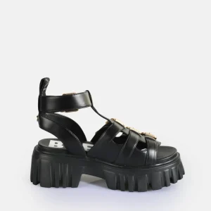Women BUFFALO Vegan Shoes^Lion Teeth Platform Sandals Vegan