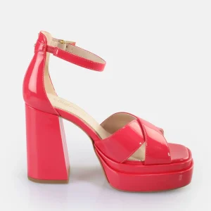 Women BUFFALO Occasion Shoes^May Cross Heeled Sandals Vegan