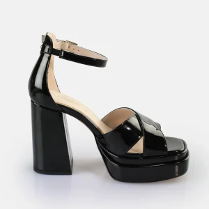 Women BUFFALO Occasion Shoes^May Cross Heeled Sandals Vegan