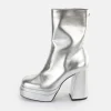 Women BUFFALO Ankle Boots^May Zip Boot Mid Ankle Boot Vegan