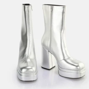 Women BUFFALO Ankle Boots^May Zip Boot Mid Ankle Boot Vegan