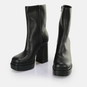 Women BUFFALO Ankle Boots^May Zip Boot Mid Ankle Boot Vegan
