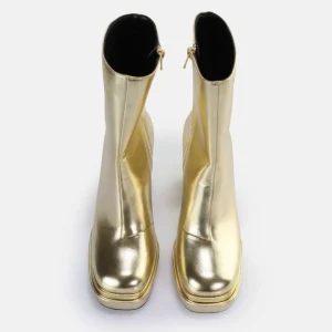 Women BUFFALO Ankle Boots^May Zip Boot Mid Ankle Boot Vegan