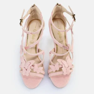 Women BUFFALO Vegan Shoes^Miranda Butterfly Heeled Sandals Vegan