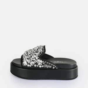 Women BUFFALO Vegan Shoes^Noa Glam Slide Platform Sandals Vegan