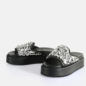 Women BUFFALO Vegan Shoes^Noa Glam Slide Platform Sandals Vegan