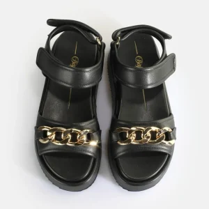 Women BUFFALO Vegan Shoes^Noa Quilt Chain Platform Sandals Vegan